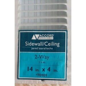 Accord Ventilation Products Sidewall/Ceiling Register  2-Way Design 14" x 4"lot2